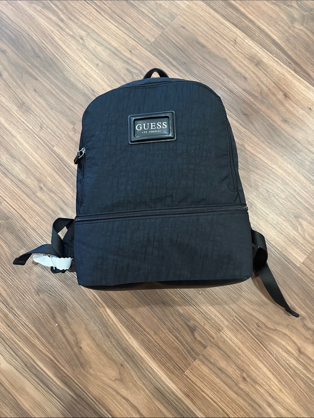 GUESS Black Everyday Men's Backpack with Logo Patch Backpack Guess Black Garnon